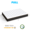 12 Inch Full Mattress, Innerspring Mattress with Black Gold Trim & White Cover - Medium Firm Support, Cooling Breathable Design for Bedroom