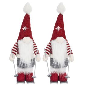 Christmas Gnomes Decorations, Christmas Table Home Ornaments for Holiday Party Gifts (Color: Multicolor, Material: Polyester)