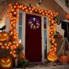 Timer & 3 Pack - 30Ft Fall Garland Fall Decorations for Home 60 LED Leafed Lights Patented Realistic Maples Leafed Battery Operated Autumn Fall Decor